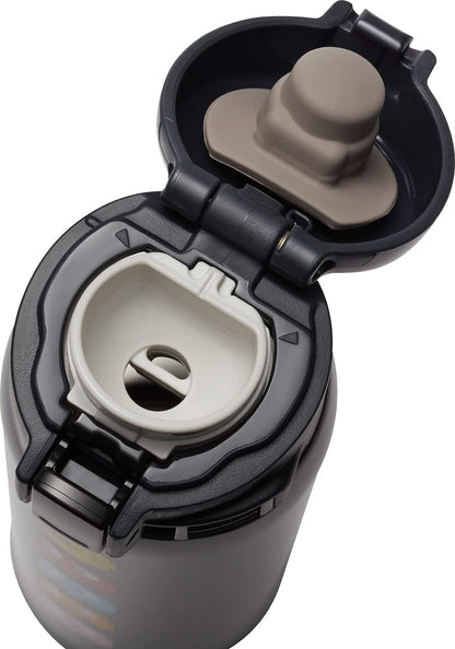 Zojirushi 16-Ounce Black Stainless Steel Mug - SM-SHE48PABA