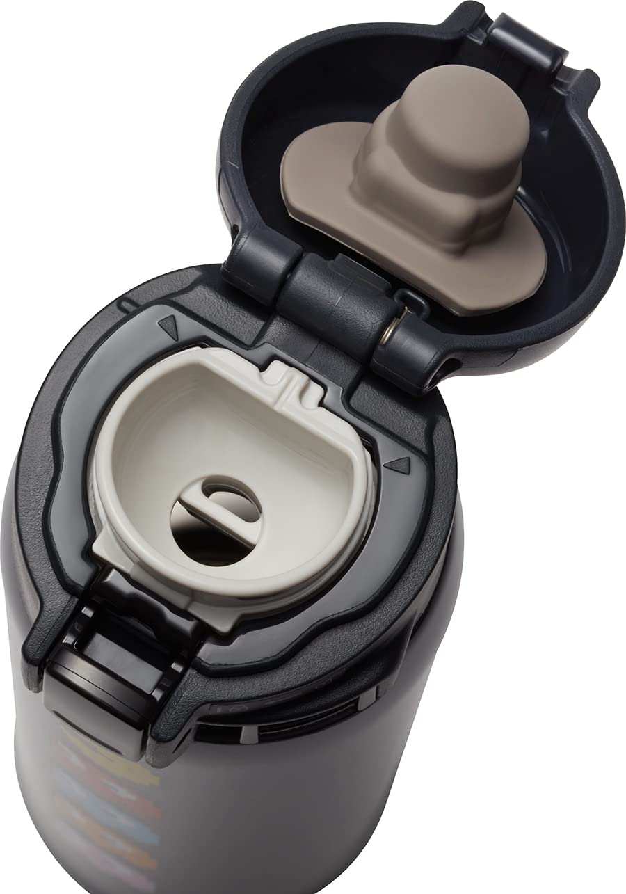 Zojirushi 16-Ounce Black Stainless Steel Mug - SM-SHE48PABA