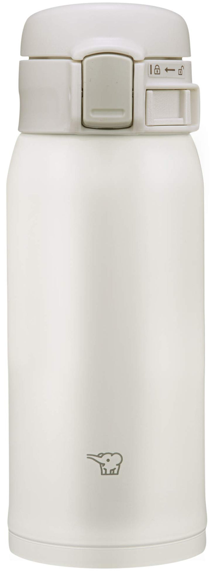 Zojirushi White Stainless Steel 355ml Cup - Leakproof and Portable