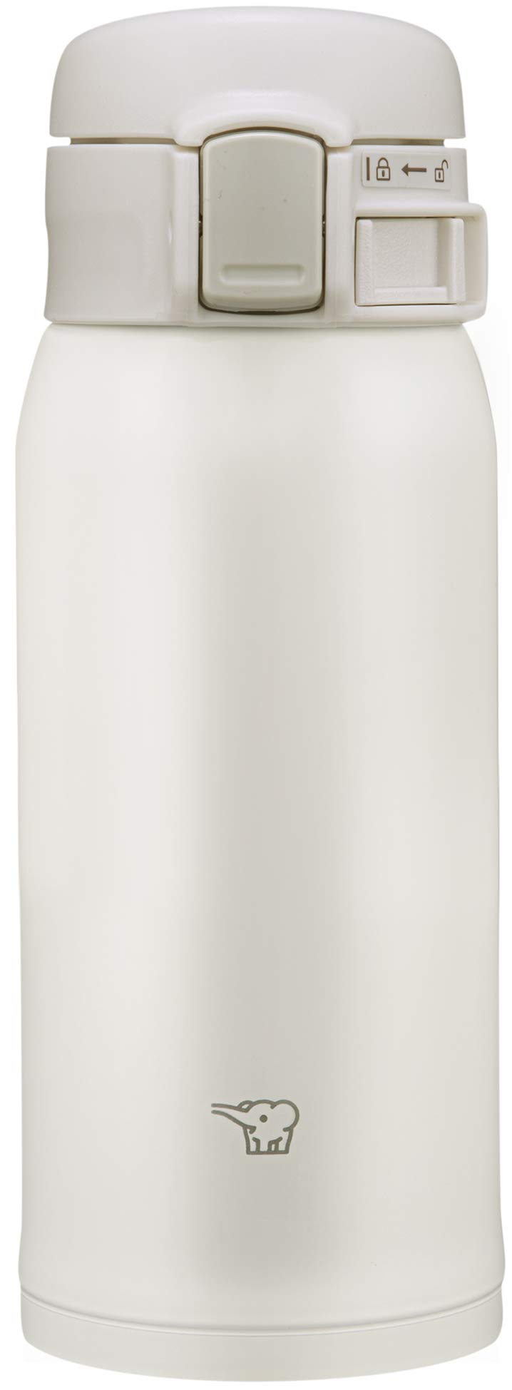 Zojirushi White Stainless Steel 355ml Cup - Leakproof and Portable