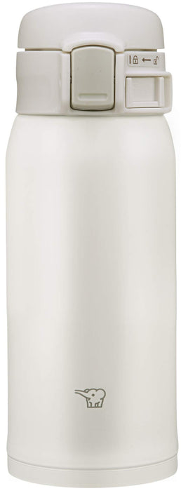 Zojirushi White Stainless Steel 355ml Cup - Leakproof and Portable