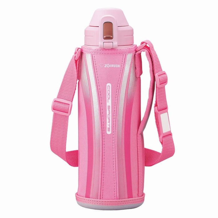 Zojirushi 粉紅色不鏽鋼冷飲瓶 1.03L 型號 SD-AB10-PA