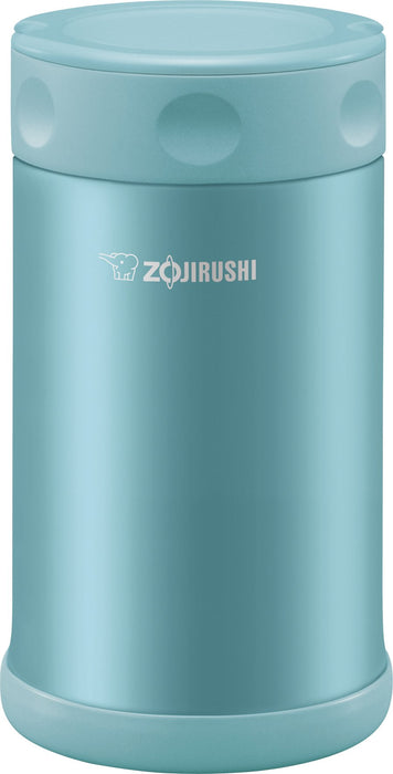 Zojirushi 25 Oz Stainless Steel Food Jar in Aqua Blue 0.75 Liter Capacity
