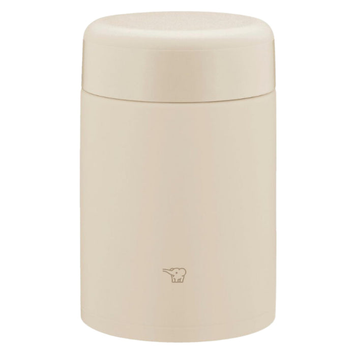 Zojirushi 520ml Stainless Steel Insulated Soup Jar Easy Clean Beige Lunch Jar with Seamless Cap