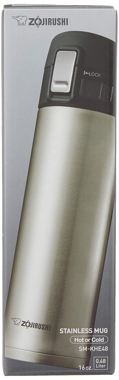 Zojirushi 16Oz Gold Stainless Steel Mug Model Sm-Khe48Nl