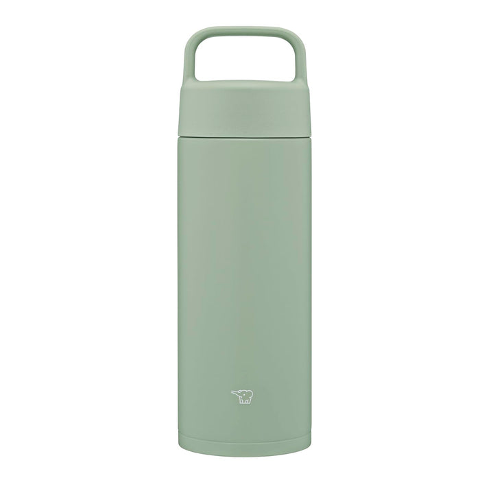 Zojirushi 500ml Stainless Steel Water Bottle - Green Handle Type Dishwasher Safe Mug