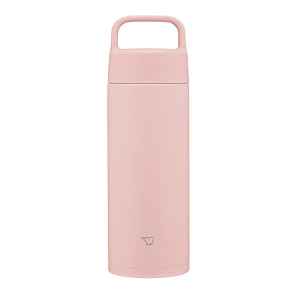 Zojirushi Pink Stainless Steel 500ml Water Bottle Mug with Handle Dishwasher Safe Sm-Rs50-Pa