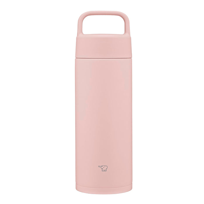 Zojirushi Pink Stainless Steel 500ml Water Bottle Mug with Handle Dishwasher Safe Sm-Rs50-Pa