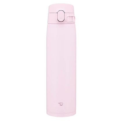 Zojirushi Large Capacity 720ml One-Touch Stainless Steel Mug Soft Pink