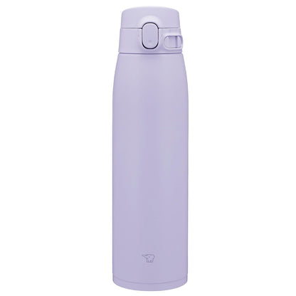 Zojirushi Large Capacity 950Ml Stainless Steel Water Bottle with One-Touch Seamless Cap in Lilac Purple