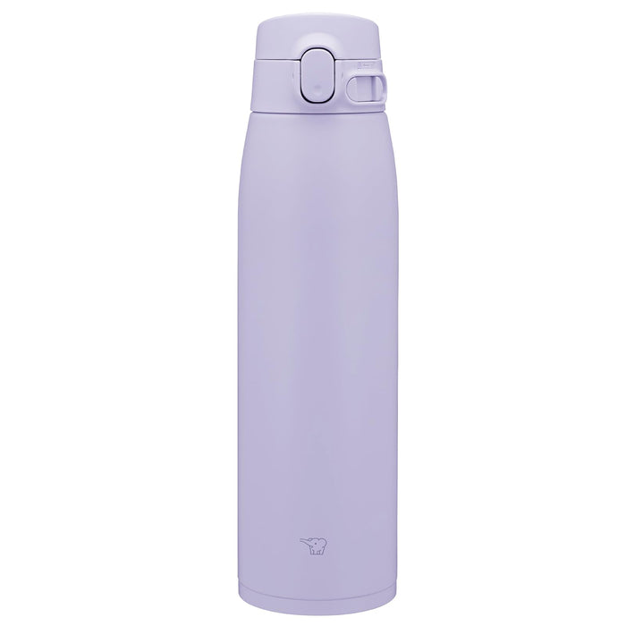 Zojirushi Large Capacity 950Ml Stainless Steel Water Bottle with One-Touch Seamless Cap in Lilac Purple