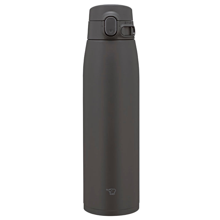 Zojirushi Large 950ml Stainless Steel Water Bottle with Seamless Cap Soft Black