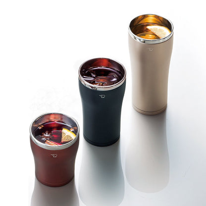 Zojirushi 450ml Gold Stainless Steel Vacuum Flask Tumbler SX-DC45-NA