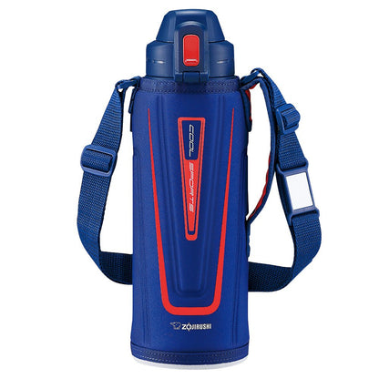 Zojirushi 1.03L Stainless Steel Water Bottle Direct Drinking Sports Type Orange Navy