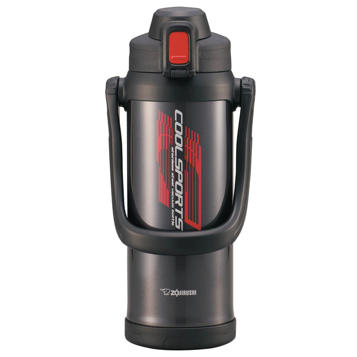 Zojirushi 2.06L Metallic Black Stainless Steel Water Bottle Cold Storage Sports Type