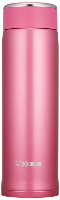 Zojirushi 480ml Floral Pink Stainless Steel Direct Drinking Water Bottle SM-LB48-PM