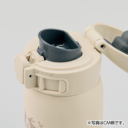 Zojirushi Stainless Steel Water Bottle One-Touch Seamless Mug 0.24L - Vintage Rose