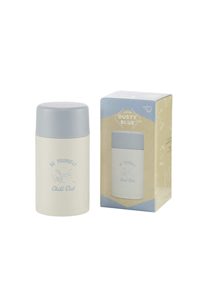 Zojirushi Dusty Blue Stainless Steel Water Bottle Seamless 0.24L Screw Mug - Sm-Zp24-Az