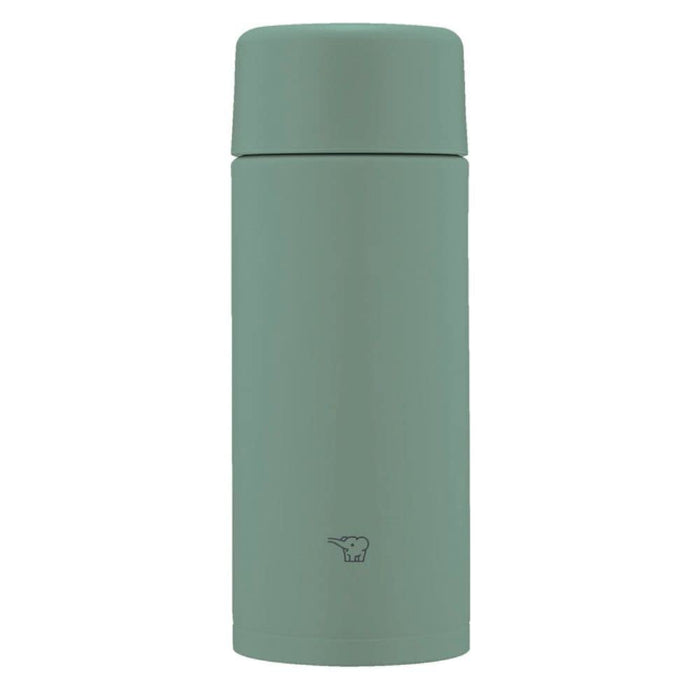 Zojirushi Stainless Steel Water Bottle Matte Green Seamless Cap 360Ml - Easy to Clean