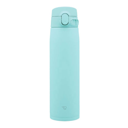 Zojirushi Large Capacity Stainless Steel Water Bottle Easy Clean Mint Blue 720ml