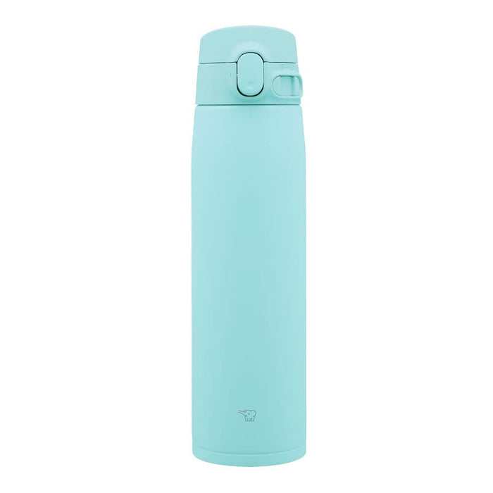 Zojirushi Large Capacity Stainless Steel Water Bottle Easy Clean Mint Blue 720ml