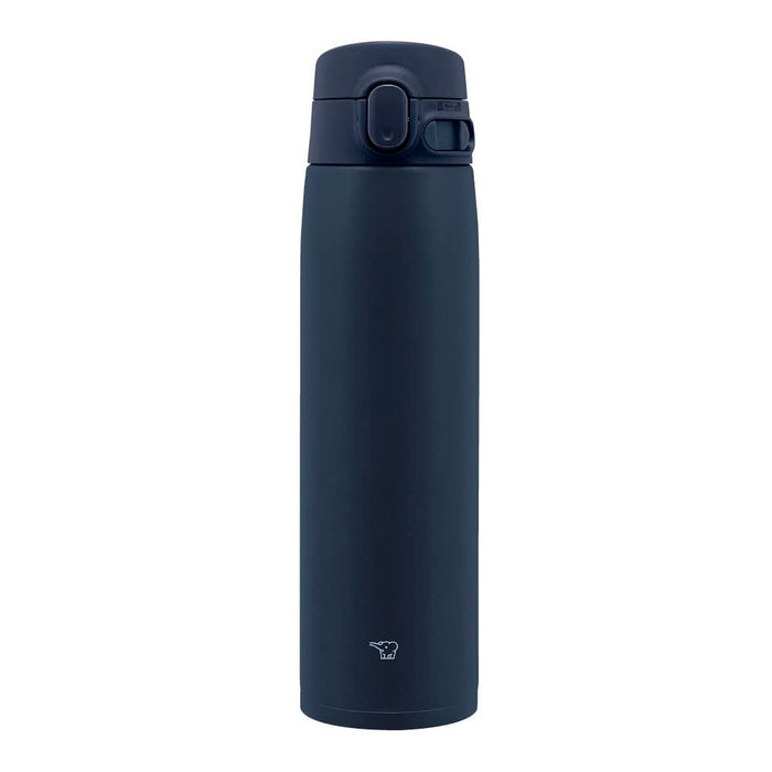 Zojirushi Large Capacity 720ml Stainless Steel Water Bottle with Integrated Lid Navy