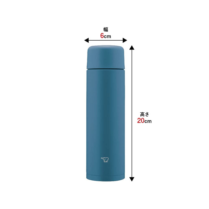 Zojirushi 350ml Stainless Steel Mug Midnight Navy - Easy to Clean Small Capacity Water Bottle