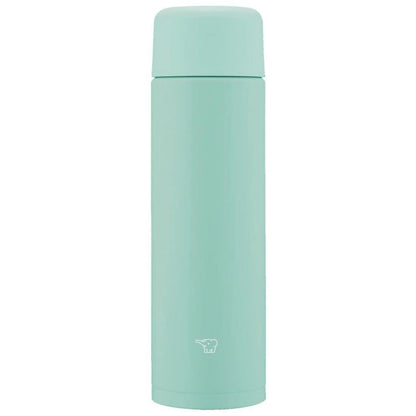 Zojirushi 350ml Stainless Steel Water Bottle in Soft Turquoise - Seamless Easy Clean Screw Cap