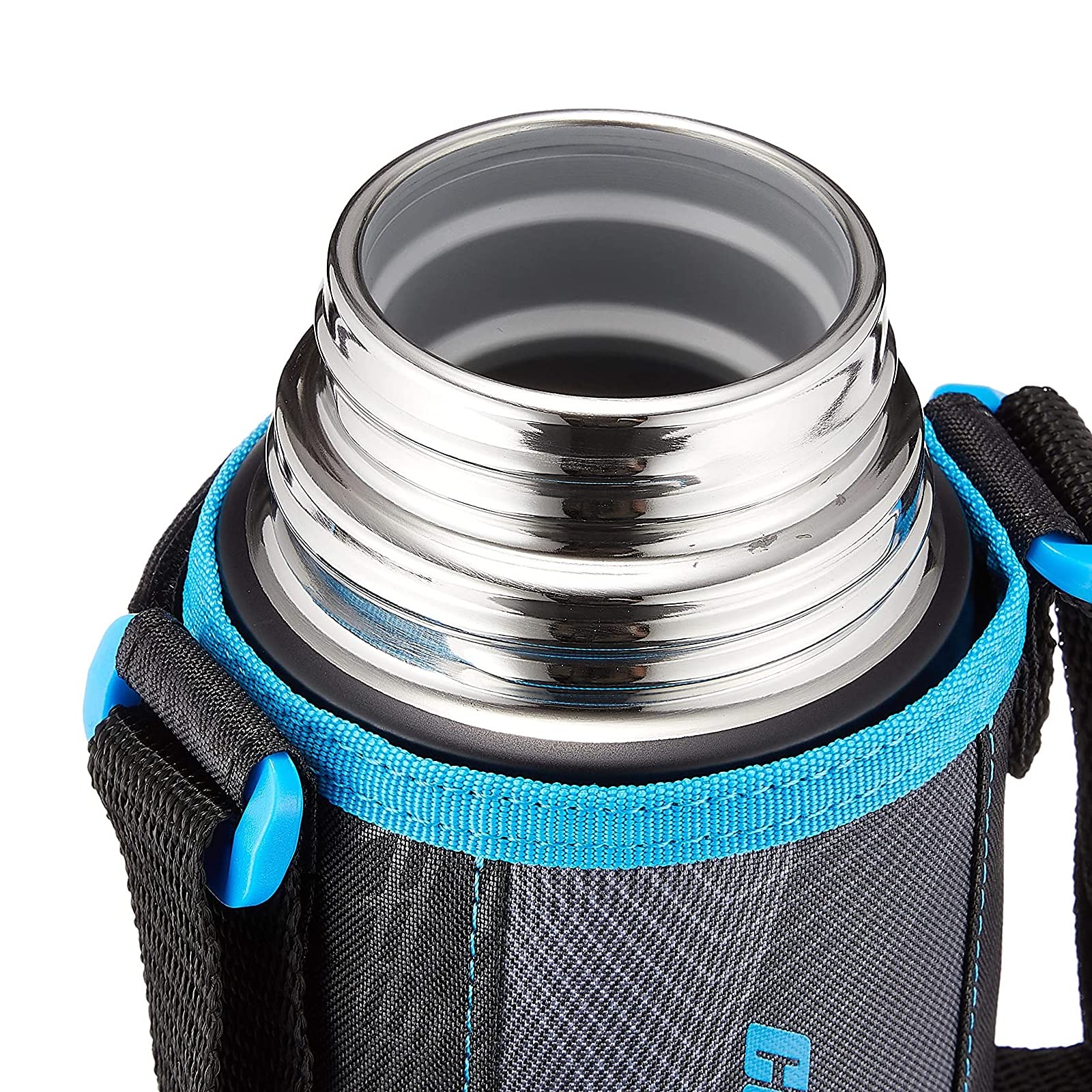 Zojirushi Stainless Steel 820ml 2-Way Water Bottle for Field Trip and School in Black Blue