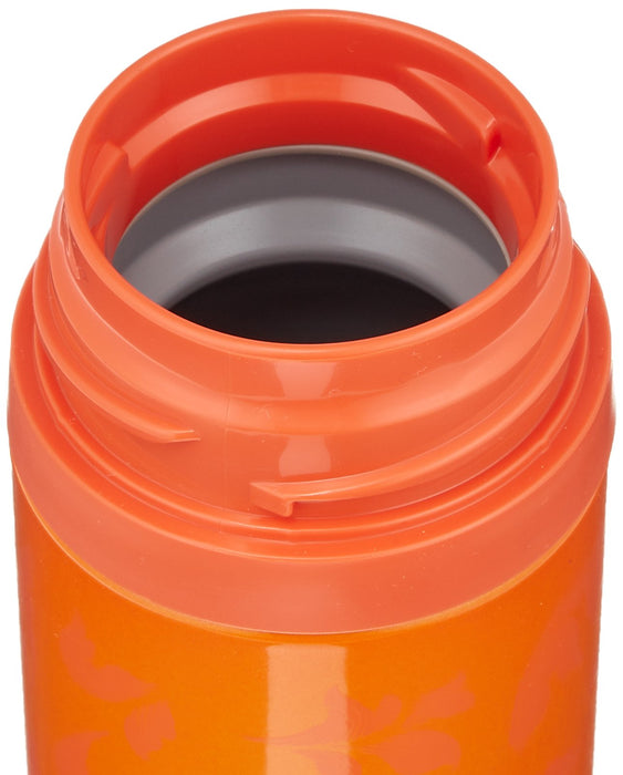 Zojirushi Stainless Steel Water Bottle Mug Vivid Orange 360ml Quick Open and Easy Lock