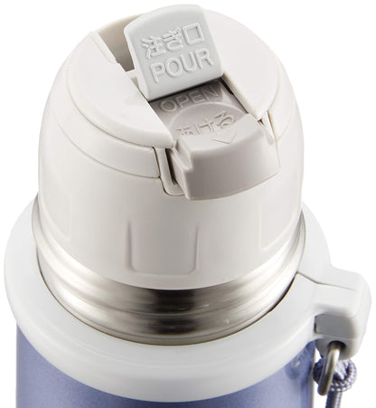 Zojirushi 250ml Stainless Steel Water Bottle Metallic Blue Mug Cup Model SS-PC-25-AH