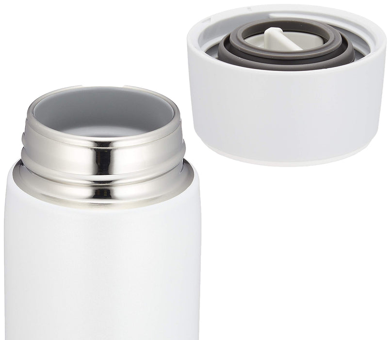 Zojirushi 360ml Lightweight Stainless Steel Insulated Water Bottle White Sm-Na36-Wa