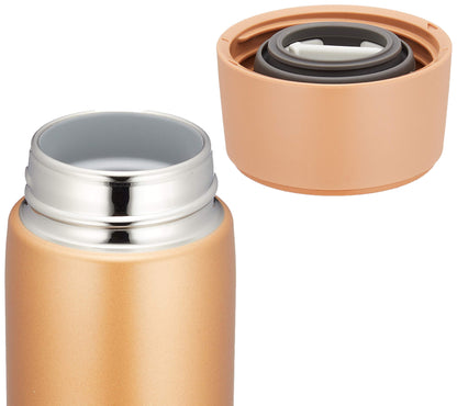 Zojirushi Honey Gold 480ml Stainless Steel Water Bottle Hot/Cold Insulation Lightweight