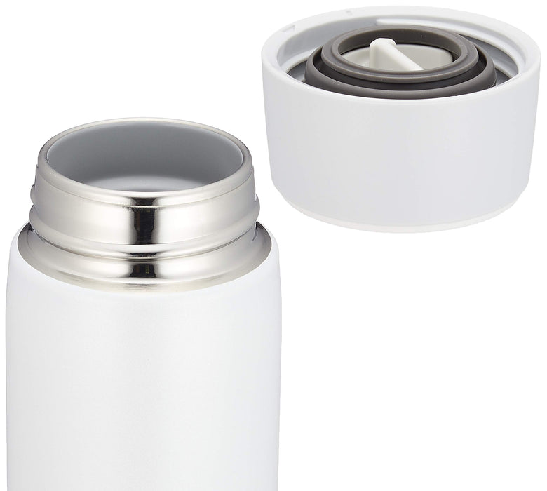 Zojirushi Cold/Hot Insulated Stainless Steel 480ml Water Bottle - Lightweight White