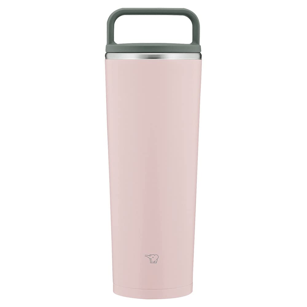 Zojirushi 400ml Portable Water Bottle Vintage Rose Easy Clean Seamless Cap Handle Lid SX-JA40-PM