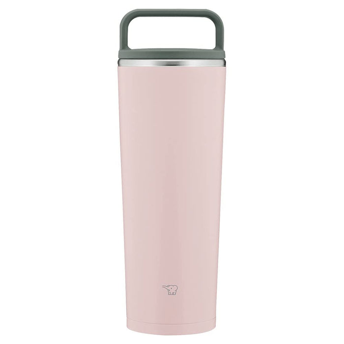 Zojirushi 400ml Portable Water Bottle Vintage Rose Easy Clean Seamless Cap Handle Lid SX-JA40-PM