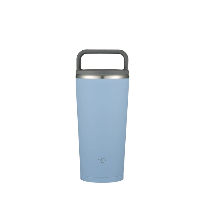 Zojirushi 300ml Portable Water Bottle Easy Cleaning Fog Blue Tumbler with Integrated Lid SX-JA30-AM