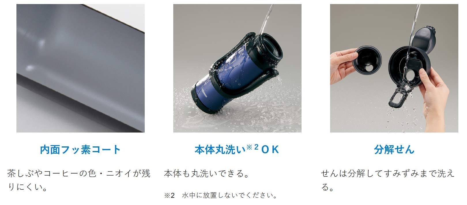 Zojirushi Stainless Steel Sports Water Bottle 2.06L Direct Drinking Pink Black