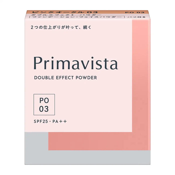 Kao Sofina Primavista Double Effect Powder PO 03 SPF25 PA++ 9g - Long Lasting Face Powder