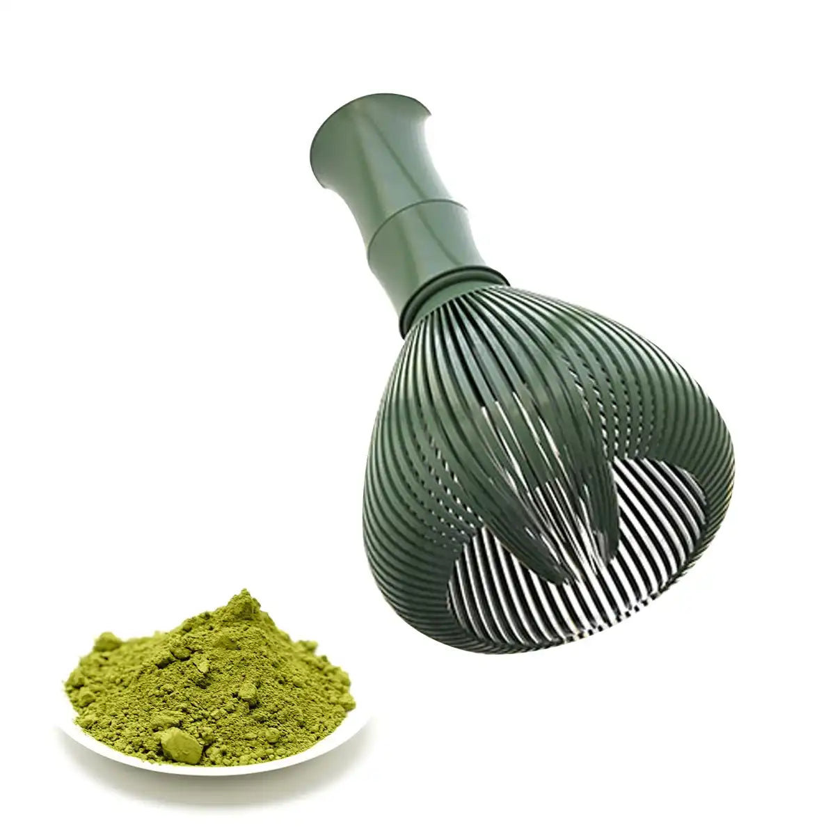 Wash Tvete Matcha Whisk: Bamboo-Style Quick-Dry ABS Plastic Chasen Tool