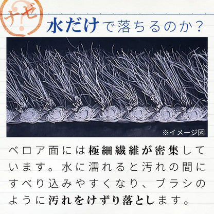 Lec Gekiochi Kitchen Sponge S-805 - Ultra-Fine Fiber Power Removes Water Scale - Made In Japan