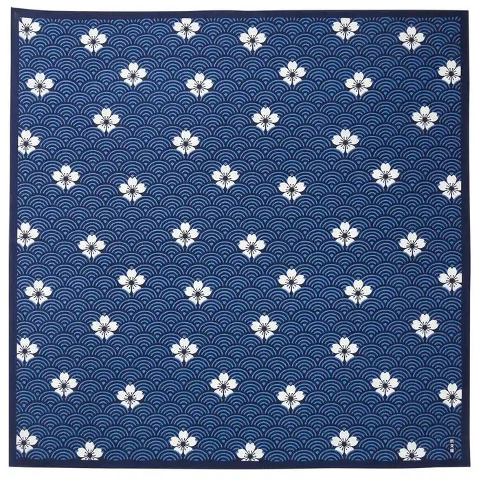 Hama Pattern Furoshiki 70Cm Sakura Seigaiha Con - Japanese Inner Cloth