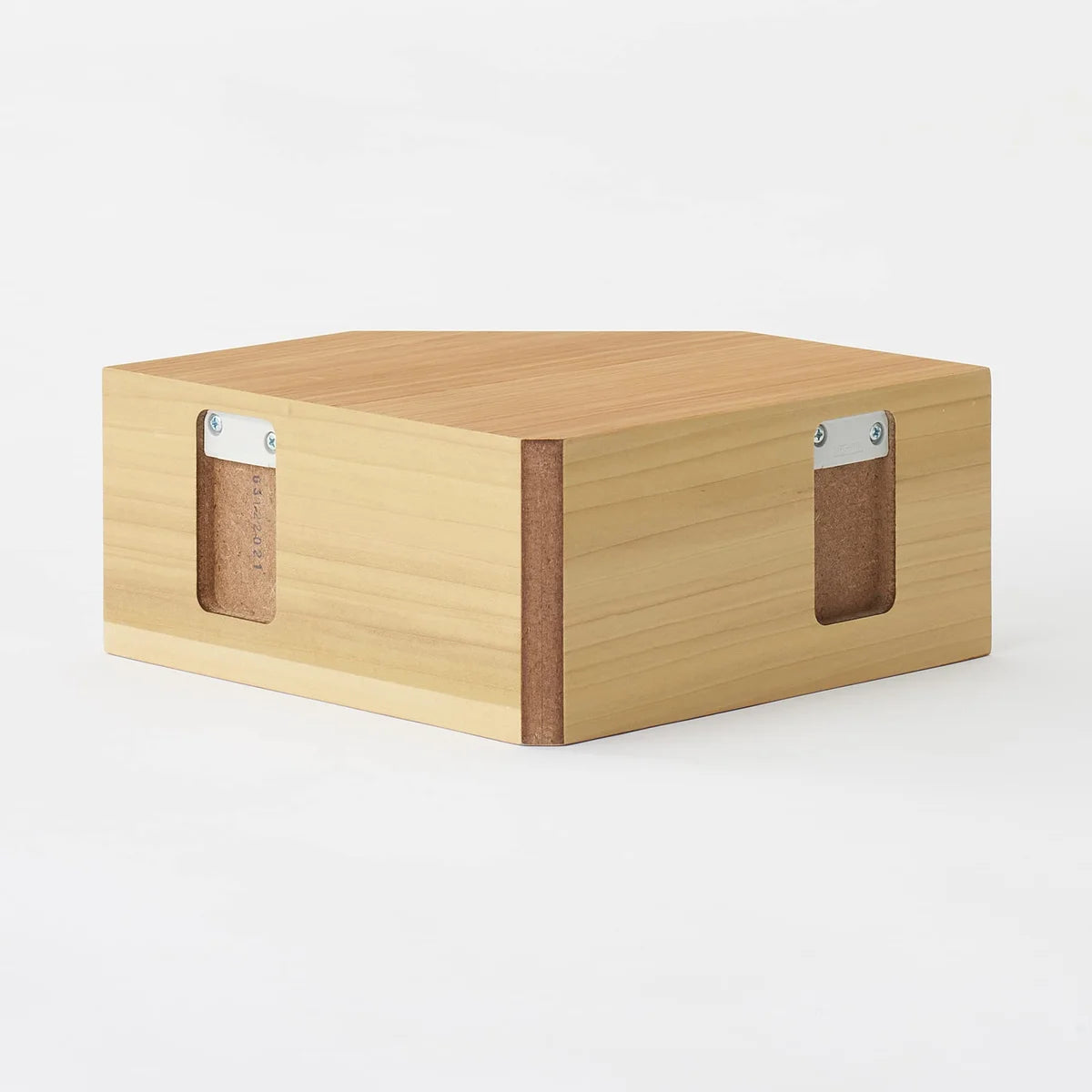 Mujirushi Ryohin Wall Corner Shelf Oak Wood 22X22X10Cm Japan