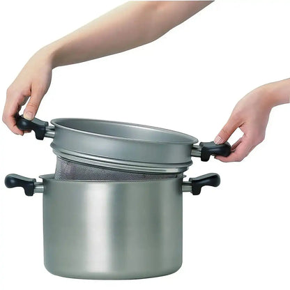 Nihon Yoshokki Sori Yanagi Stainless Steel Pasta Insert - Made In Japan
