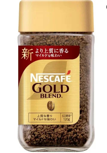 Nestle Japan Nescafe Gold Blend Instant Coffee Bottle 120g - Basic Cof Nestle Japan Nescafe Gold Blend Instant Coffee Bottle 120g - Basic Cof