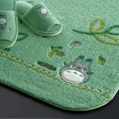 Senko Japan My Neighbor Totoro Forest Wind Toilet Mat 80X60Cm Green 11833