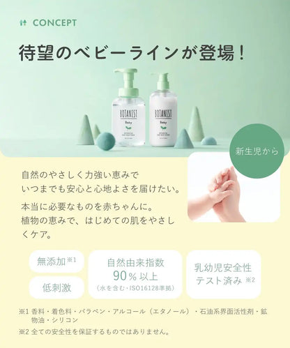 Ensemble de soins corporels botaniques pour bébé Botaniste - Soin doux pour la peau des nourrissons