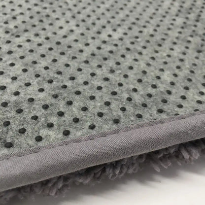 Senko Japan Bbcollection Cushion N Large Toilet Mat Gray 70X70Cm Volume Mat 79233
