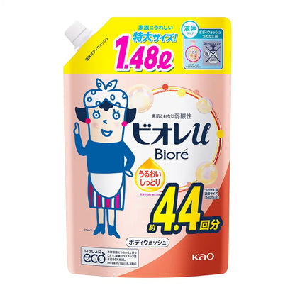 Biore U Large Capacity Body Soap Refill 1.48L Moisturizing for Baby Skin
