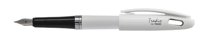 Pentel Tradio Fountain Pen White Barrel Blue Ink Japan Gift Box 1 Pack